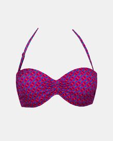 Μαγιό Σουτιέν Strapless Rock Club - Windy Print - Push-up Bikini - Cup B