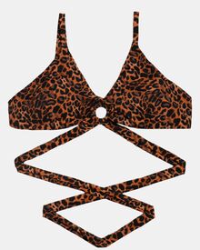 Μαγιό τρίγωνο Rock Club - Leo με κρίκο - Τοπ Bikini - Plus Size