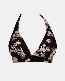 Μαγιό τρίγωνο Rock Club - Peony Print τοπ Bikini - Σταθερό cup C