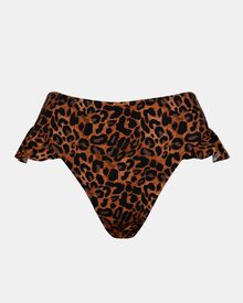Μαγιό slip Rock Club - Leo print - Μπικίνι με φραμπαλά - Ψηλόμεσο