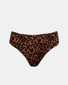 Μαγιό slip Rock Club - Leo print - Μπικίνι με σούρες μπροστά