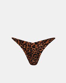 Μαγιό slip Rock Club - Ψηλό κόψιμο - Leo Print - V σλιπ