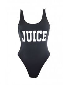 Γυναικείο μαγιό ολόσωμο Rock Club - Αθλητικό μαύρο - Ψηλό κόψιμο