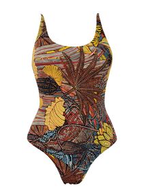 Γυναικείο μαγιό ολόσωμο Rock Club - Zulu print - Κανονικό