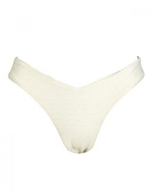 Μαγιό slip Rock Club - Ψηλό κόψιμο - Mix and Match σλιπ - Lurex Λευκό