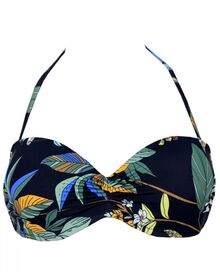 Μαγιό Strapless Rock Club - Edem print - Bikini push-up - Cup B