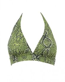 Μαγιό τρίγωνο Rock Club - Χακί Snake Bikini - Σταθερό cup C/D