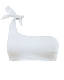 Μαγιό τρίγωνο Rock Club - Λευκό τοπ Bikini - Ένας ώμος