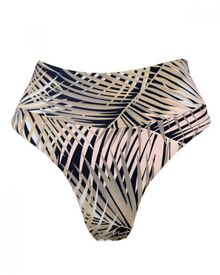 Ψηλόμεσο μαγιό slip Rock Club - Sahara print - Mix and Match - Barazil