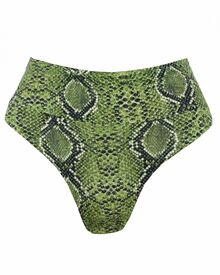 Ψηλόμεσο μαγιό slip Rock Club - Snake print - Mix and Match - Brazil