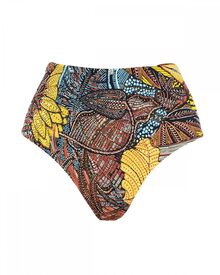 Ψηλόμεσο μαγιό slip Rock Club - Zulu print - Mix and Match - Barazil