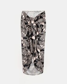 Γυναικείο Beachwear Rock Club - Πολυμορφική Φούστα παρεό - Macacao Print - Regular Fit - Lycra