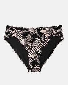 Γυναικείο Μαγιό slip Plus Size Rock Club - Macacao print- Μπικίνι με σούρες - Lycra