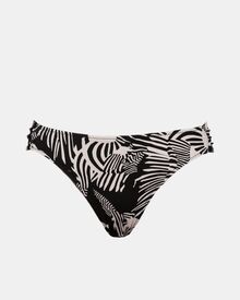 Γυναικείο Μαγιό slip Rock Club - Macacao print - Μπικίνι με σούρες - Regular Fit - Lycra