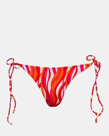 Γυναικείο Μαγιό σλιπ Rock Club - Waves Print - Mε κορδόνι - Μπικίνι Κανονικό - Regular Fit - Lycra
