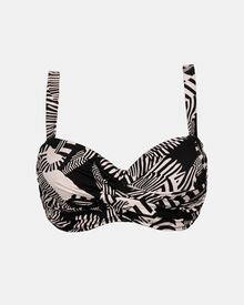 Γυναικείο Μαγιό Σουτιέν Strapless Rock Club Macacao - Κρουαζέ Bikini - Regular Fit - Lycra - Cup D