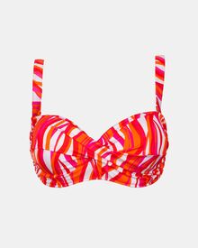 Γυναικείο Μαγιό Σουτιέν Strapless Rock Club Waves - Κρουαζέ Bikini - Regular Fit - Lycra - Cup D
