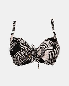 Γυναικείο Μαγιό top Rock Club - Macacao print - Bikini για μεγάλο στήθος - Regular Fit - Lycra - Cup E