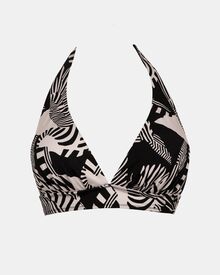 Γυναικείο Μαγιό τρίγωνο Rock Club - Macacao Print τοπ Bikini - Σταθερό cup C - Regular Fit - Lycra