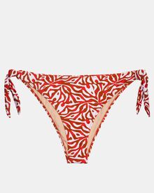 Γυναικείο Μαγιό slip Plus Size Rock Club - Corals Print - Μπικίνι δετό - Lycra