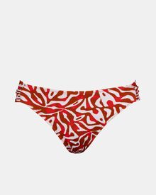 Γυναικείο Μαγιό slip Rock Club - Corals print - Μπικίνι με σούρες - Regular Fit - Lycra