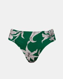 Γυναικείο Μαγιό slip Rock Club - Lily print - Μπικίνι με σούρες μπροστά - Regular Fit - Lycra