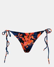 Γυναικείο Μαγιό σλιπ Rock Club - Orchid Print - Mε κορδόνι - Μπικίνι Κανονικό - Regular Fit - Lycra