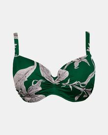 Γυναικείο Μαγιό top Rock Club - Lily print - Bikini για μεγάλο στήθος - Regular Fit - Lycra - Cup E