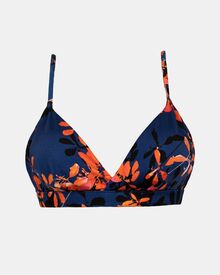 Γυναικείο Μαγιό top Rock Club - Orchid print - Bikini Τρίγωνο με Λάστιχο - Regular Fit - Lycra