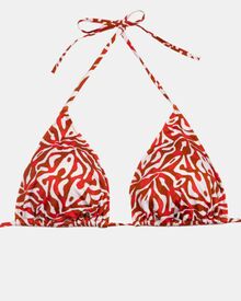 Γυναικείο Μαγιό τρίγωνο Rock Club - Corals print - Τοπ Bikini - Plus Size - Lycra