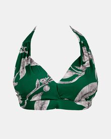 Γυναικείο Μαγιό τρίγωνο Rock Club - Lily print - Σταθερό τοπ Bikini - Regular Fit - Lycra