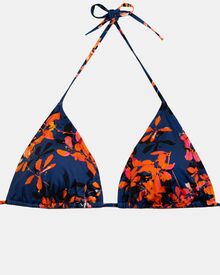 Γυναικείο Μαγιό τρίγωνο Rock Club - Orchid print - Τοπ Bikini - Plus Size - Lycra