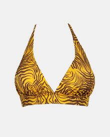 Γυναικείο Μαγιό τρίγωνο Rock Club - Siba Print τοπ Bikini - Σταθερό cup C - Regular Fit - Lycra