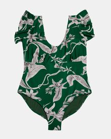 Γυναικείο Plus Size μαγιό ολόσωμο Rock Club - Lily print - Regular Fit - Lycra - Cup E F