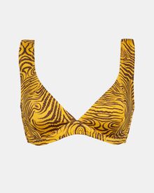 Γυναικείο Μαγιό top Rock Club - Siba print - Bikini για μεγάλο στήθος - Regular Fit - Lycra - Cup C D