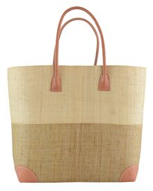 Γυναικεία Τσάντα θαλάσσης Rock Club - Χειροποίητη Raffia - Natural - Γυναικεία