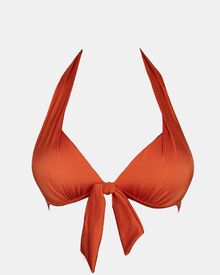 Γυναικείο Μαγιό Push Up τρίγωνο Rock Club - Terracotta - Bikini Cup B - Regular Fit - Lycra