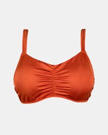 Γυναικείο Μαγιό σουτιέν Rock Club - Μεγάλο στήθος - Terracotta Bikini - Regular Fit - Lycra - Cup E