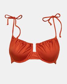 Γυναικείο Μαγιό top Rock Club - Terracotta Bikini - Χωρίς Ενίσχυση - Regular Fit - Lycra - Cup B C
