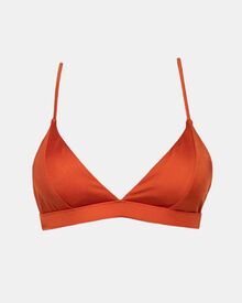 Γυναικείο Μαγιό τρίγωνο Rock Club - Terracotta - Τοπ Bikini - Σταθερό cup C - Regular Fit - Lycra