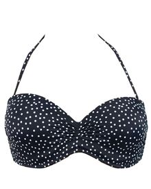 Μαγιό Strapless Rock Club - About Dot Print - Bikini push-up - Cup B