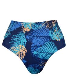 Ψηλόμεσο μαγιό Rock Club - Fern print - Mix and Match slip - Brazil