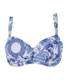 Μαγιό Σουτιέν Strapless Rock Club Porcelain - Λευκό Bikini - Μεγάλο στήθος - Cup D
