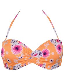 Μαγιό Σουτιέν Strapless Rock Club Lilium - Πορτοκαλί Bikini - Cup B