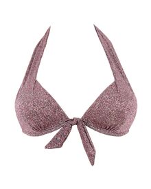 Μαγιό τρίγωνο Rock Club - Bikini top Push Up - Ενίσχυση - Lurex Cherry