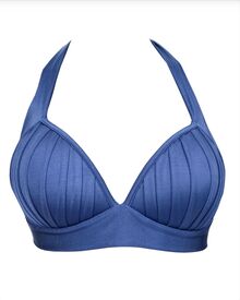 Μαγιό τρίγωνο Rock Club - Blue τοπ Bikini - Σταθερό cup C/D