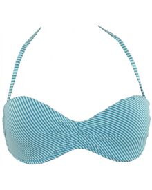 Μαγιό Strapless Rock Club - Bikini push-up - Ριγέ - Cup B