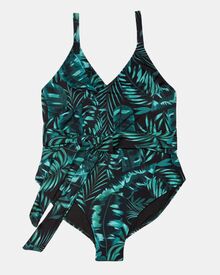 Γυναικείο Plus Size μαγιό ολόσωμο Rock Club - Εμπριμέ - Κρουαζέ - Cup D/E