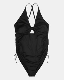 Γυναικείο Plus Size μαγιό ολόσωμο Rock Club - Μαύρο - Cup D/E