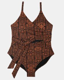 Γυναικείο Plus Size μαγιό ολόσωμο Rock Club - TOTEM - Κρουαζέ - Cup D/E